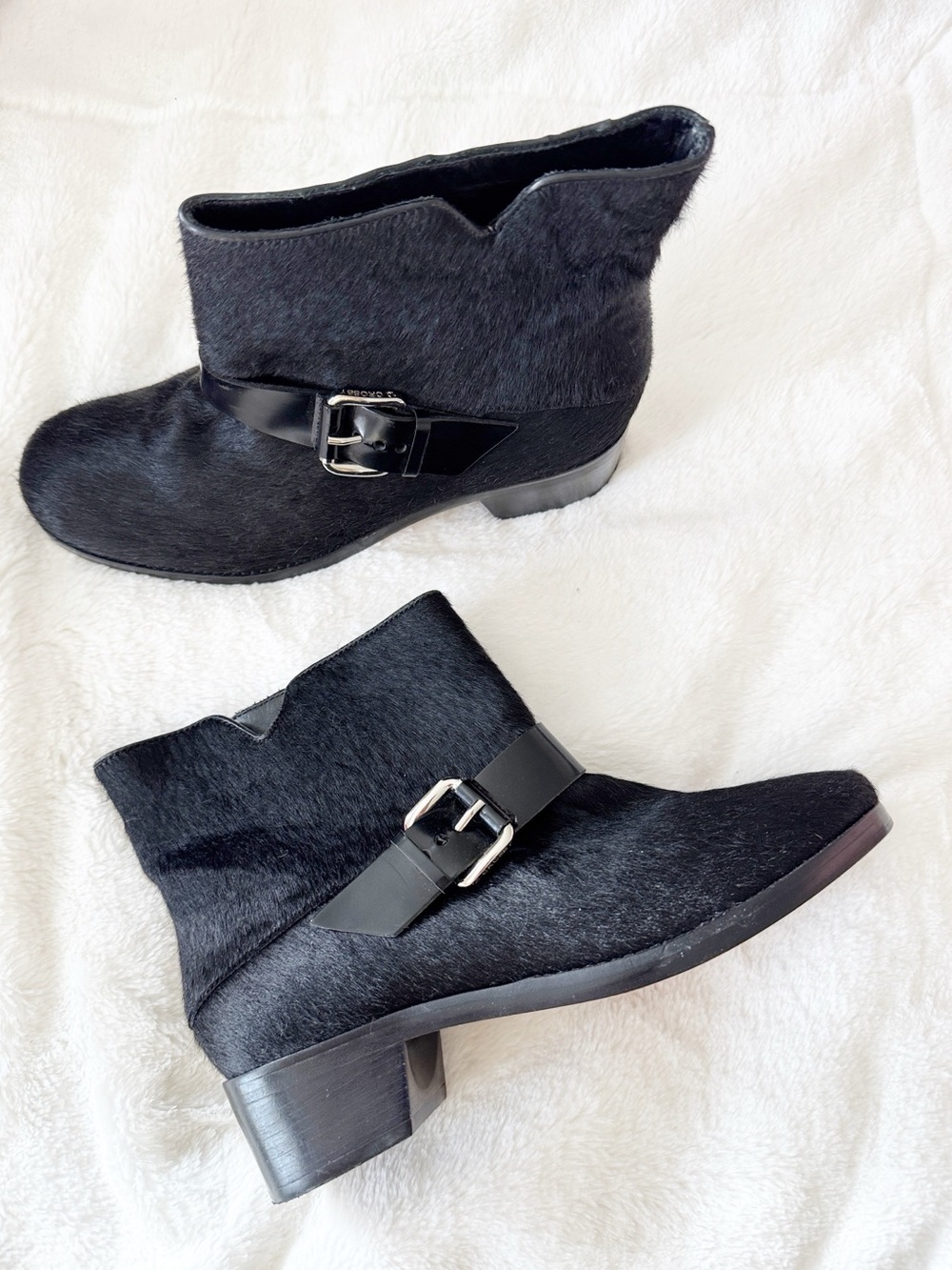 Derek Lam Calf Hair Ankle Boot 'Charlotte' Black Women's size 7